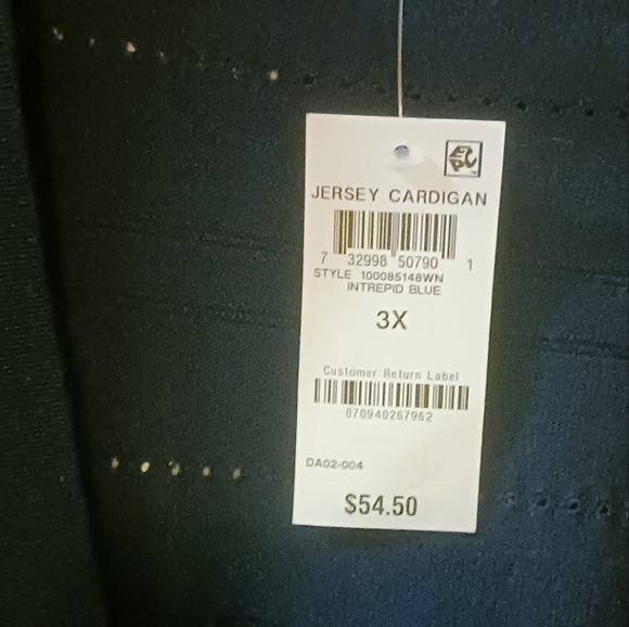 Karen Scott 3x New Jersey Cardigan - Picture 7 of 7